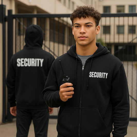 Security Full-Zip Hoodie – Heavyweight Workwear Zip Hoodie