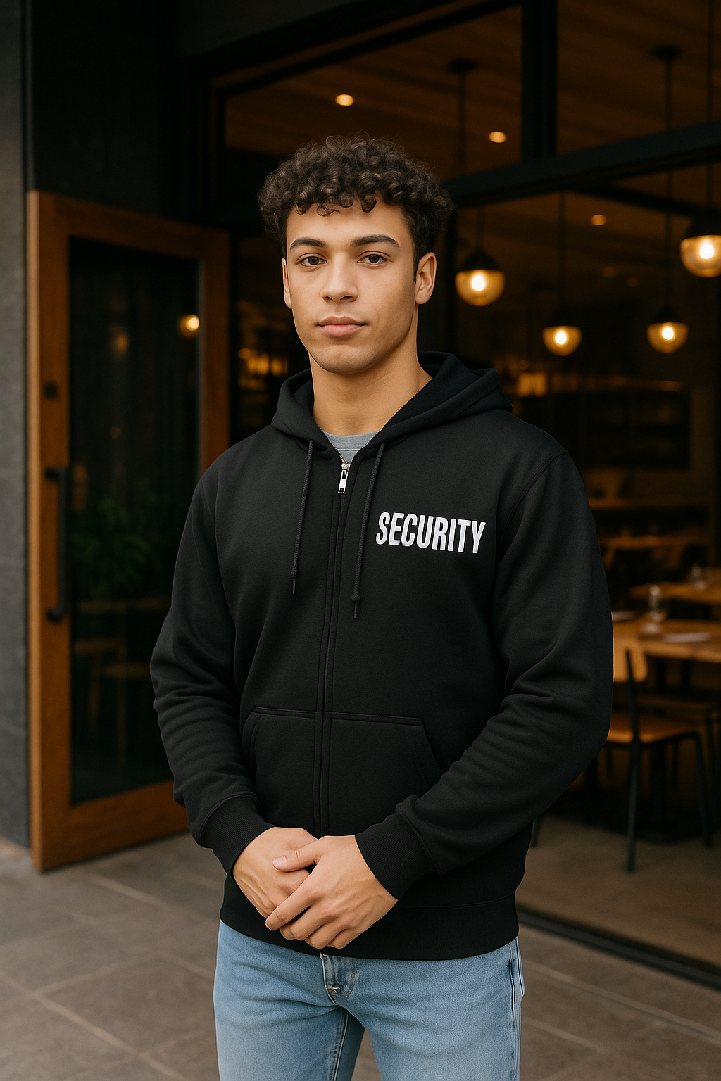 Security Full-Zip Hoodie – Heavyweight Workwear Zip Hoodie
