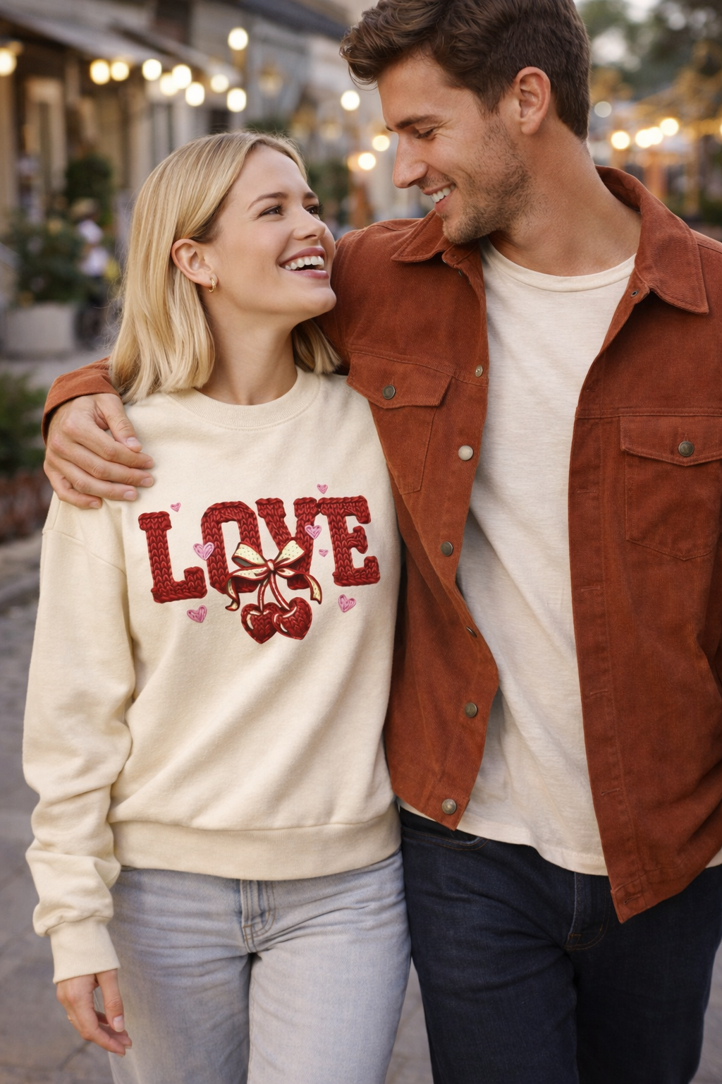 LOVE Knit Design Women’s Fleece Crewneck – Cozy, Soft & Sustainable