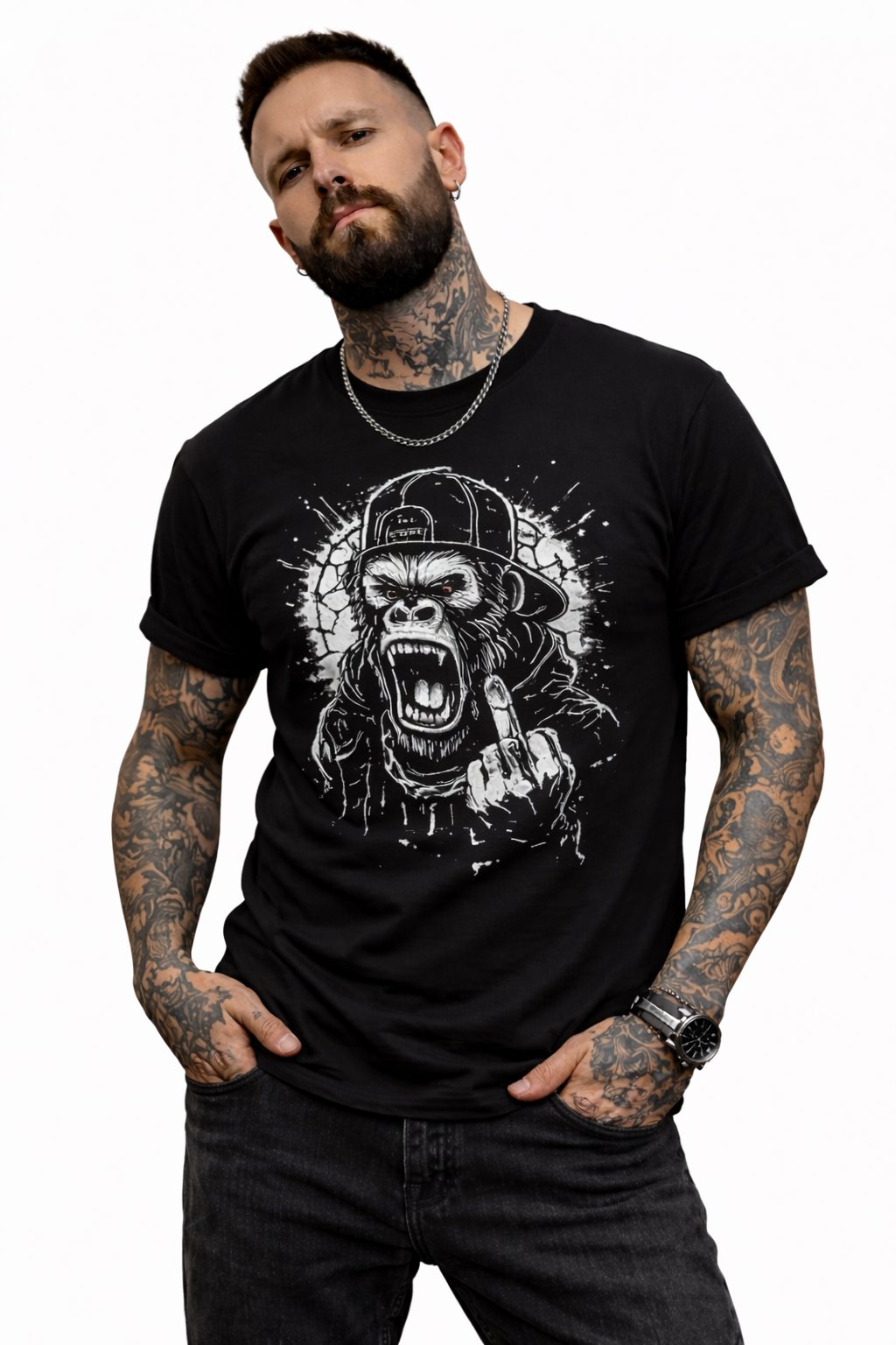 GORILLA STATE – Street Rebel Graphic Tee